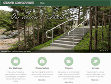 Tablet Screenshot of grandconcourse.ca